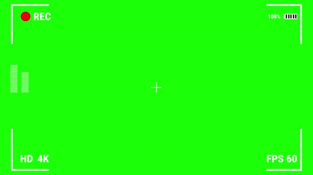 Camera recording minimal,digital camera,green screen 4K