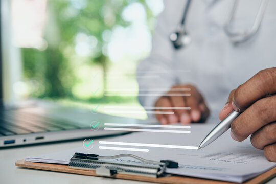 Healthcare Compliance Checklist Verification and Medical Documentation Review by Physician Using Digital Quality Control Process for Patient Records, Clinical Standards, and Healthcare Administration