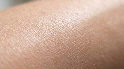 Fototapeta premium Close-up of human skin with dry cracked texture