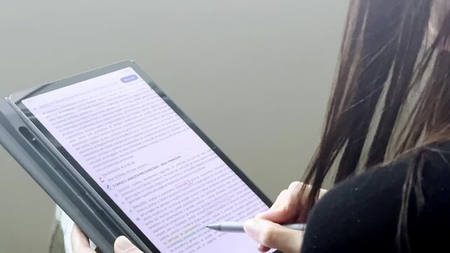 Study Text Information, Paperless Editing, Workflow Planning Analysis, Digital Office Tasks, Close-up