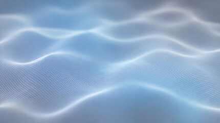 Obraz premium Abstract digital wave background with glowing grid lines