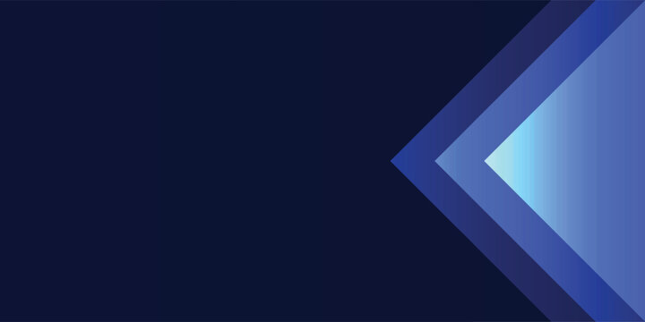 Blue Chevron Arrows Geometric Layered Design.