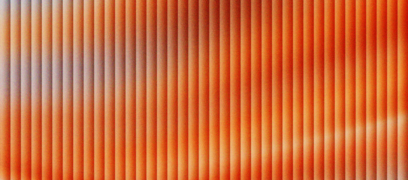Abstract orange vertical lines background, vibrant copper metal texture with linear pattern, modern industrial ribbed surface design, warm metallic gradient backdrop for corporate branding.