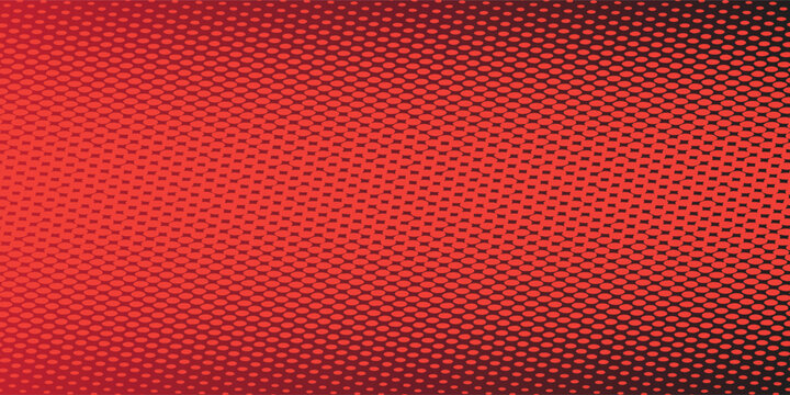 Halftone pattern jersey sport background with grunge line stripe and red texture. Speed brush black sporty gradient digital element or navy button tshirt concept. Retro white vector banner.