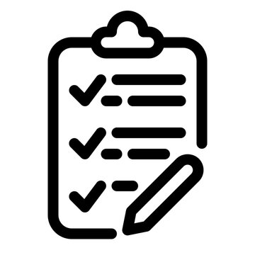 Compliance Checklist Requirement Line Icon