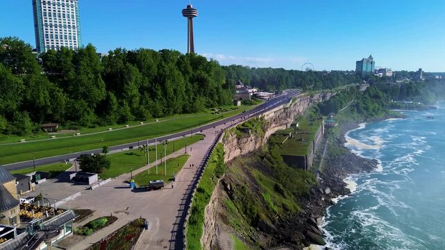 Skylon Tower and Niagara Parkway Overlooking the Gorge
