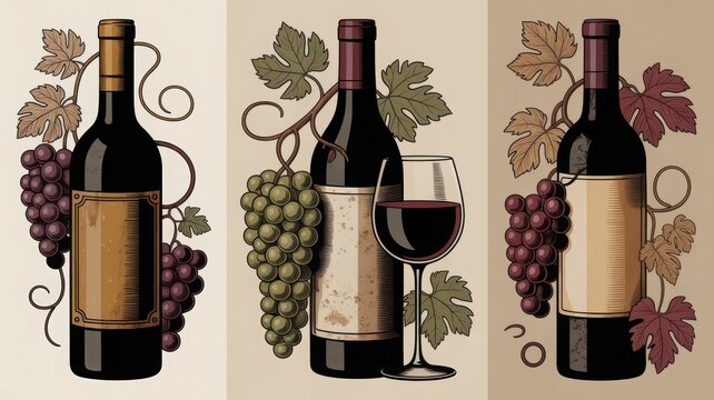 Premium American Wine Country Design Asset Collection
