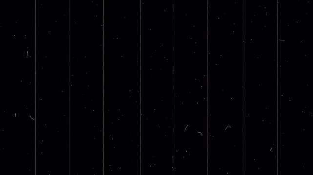 Transparent background with white vertical lines and small particles scattered throughout the surface overlay