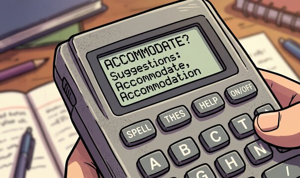 Retro 90s Electronic Spell Checker