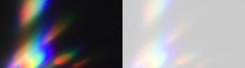 Sparkling crystal diamond overlay with rainbow glass light, luminous lens flare, optical prism refraction, bright bokeh effects and transparent decorative background © OLEKSANDR