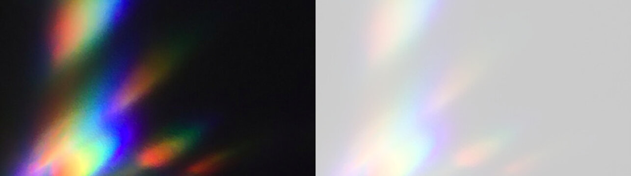 Sparkling crystal diamond overlay with rainbow glass light, luminous lens flare, optical prism refraction, bright bokeh effects and transparent decorative background