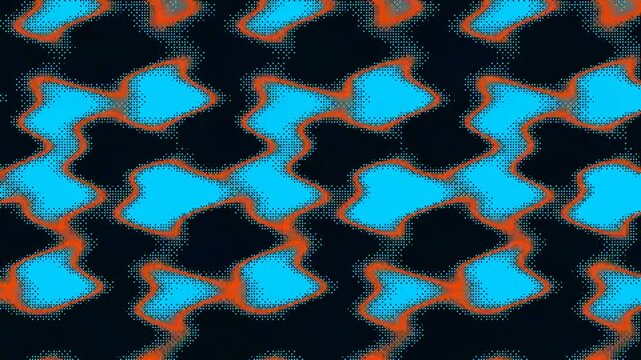 Heat Mirage Dithered Background