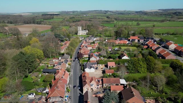 Aerial Video North Cave.North Cave is a village and civil parish in the East Riding of Yorkshire, England. It is situated 15 miles (24 km) to the west of Hull city centre on the B1230 road. South Cave
