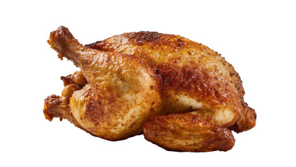 Whole roasted chicken with crispy golden brown skin © Jonas