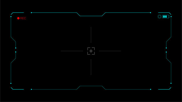 nice simple record screen frame Cool REC recording hut frame screen frame design background in dark background 4k images