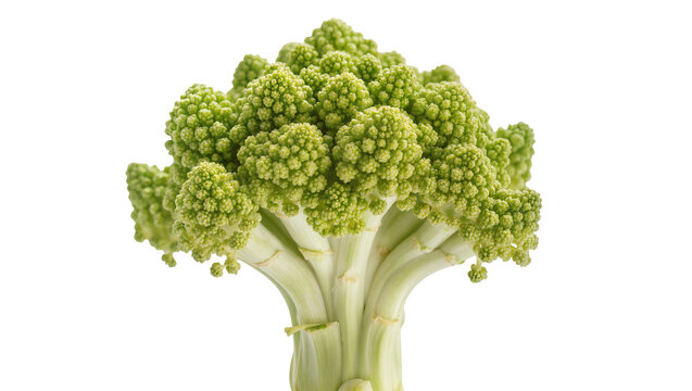 Romanesco broccoli florets and thick stem