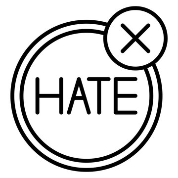No Hate Icon