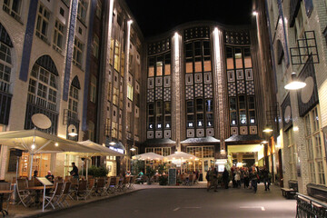 Obraz premium art nouveau buildings (hackesche höfe) in berlin in germany 
