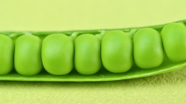 video of young green peas