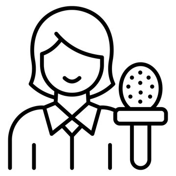 News Anchor Icon
