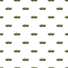 Naklejka premium Military armored personnel carriers creating a repeating camouflage background