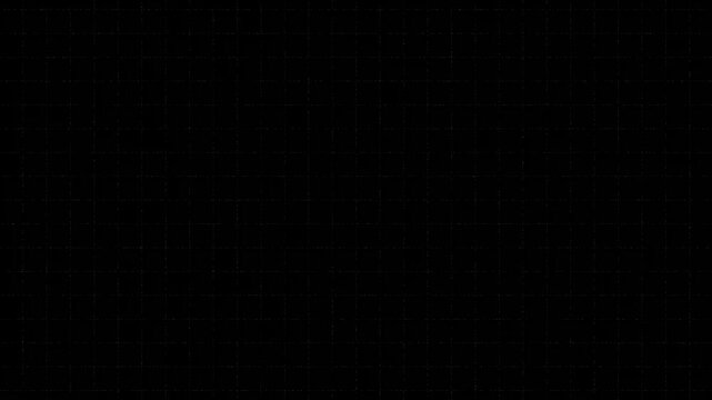 only line square graph line animation video in dark background video footage