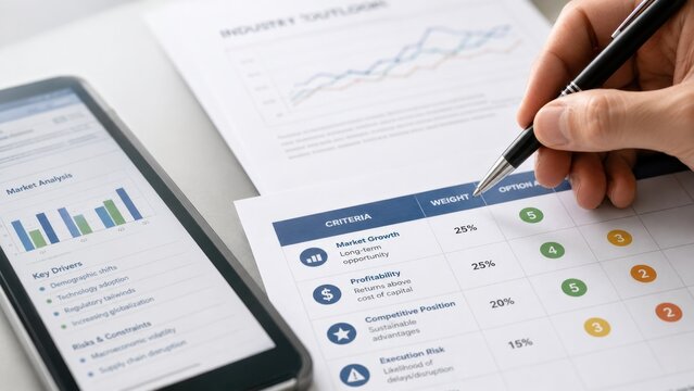 Financial Analyst Evaluation Market Growth Weight inside Corporate Report Document