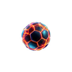 Fototapeta premium Football ball. Sport, lifestyle, game, lawn, health, life, positive, field. Beautiful background for designers, advertising, IT.