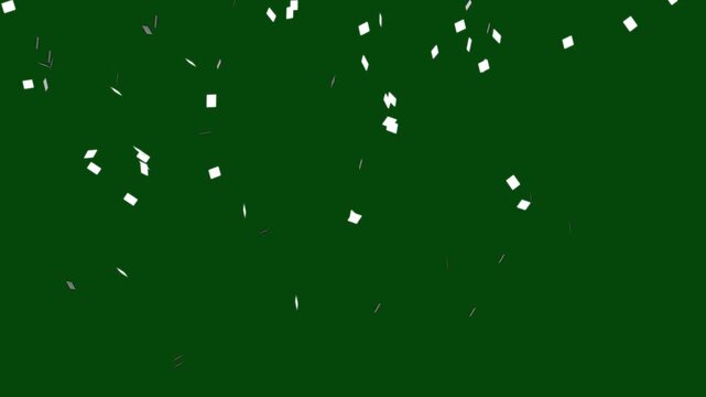 Falling confetti celebration background video, confetti party popper explosions, confetti blast realistic on transparent background overlay, 3D animation of exploding confetti. 4k video