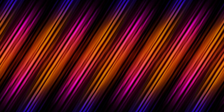 Radiant diagonal waves in vibrant motion