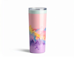 Fototapeta premium three colored cans with paint