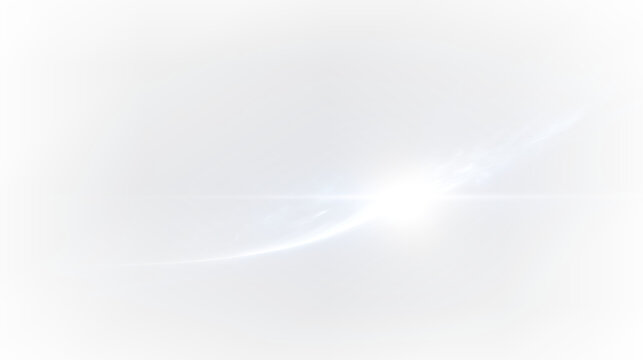Blue space comet with luminous light trail and particle effect PNG