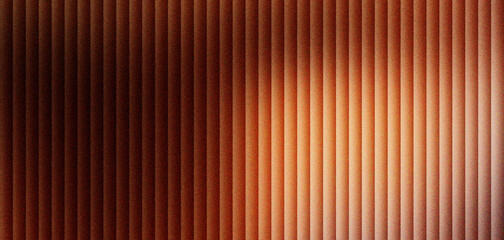 Modern fluted wood panel texture with warm oak finish, vertical ribbed timber wall background for interior design, elegant wooden slat surface with soft lighting for architectural backdrop. © VEXLO