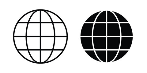 Obraz premium Earth icon vector illustration bundle