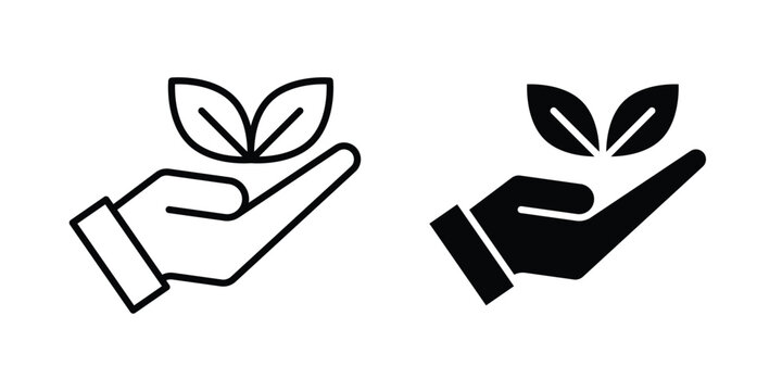 Eco-friendly icon vector illustration bundle