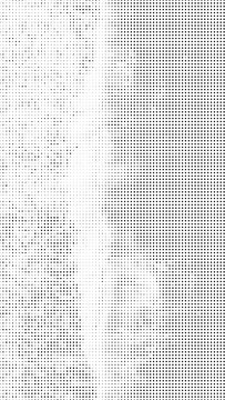 Abstract halftone pattern with black dots