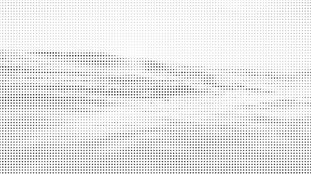 Abstract halftone pattern with black dots