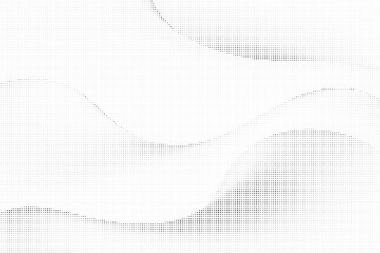 Abstract halftone pattern with wavy lines