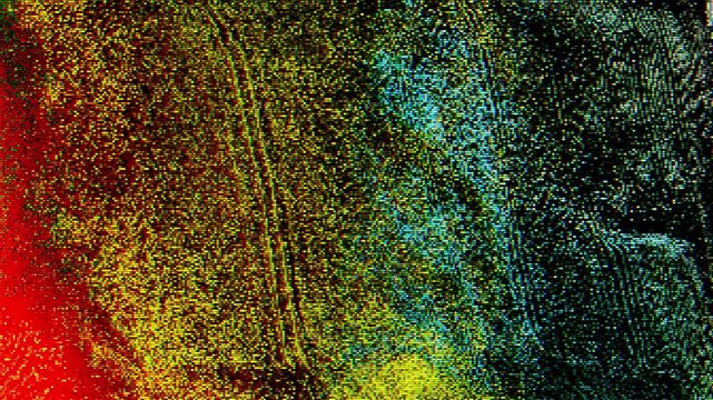 Retro CRT Screen Glitch Distortion, Abstract Digital Noise Effect, Vintage TV Signal Interference, Cyberpunk Aesthetic Texture, Distorted Analog Display Background