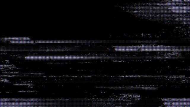 Abstract Digital Glitch Background, Video Noise Interference Texture, Monochromatic TV Static Error, Futuristic Technology Distortion, Cyber Data Corruption Art