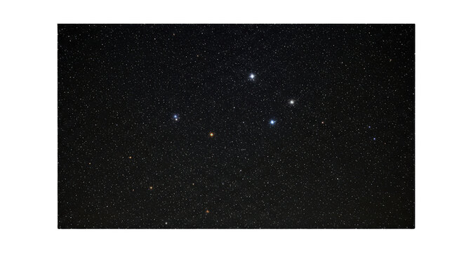 Stars in the night dark sky.