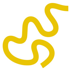 Fototapeta premium organic hand drawn wavy line design