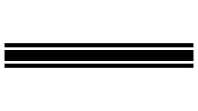 Black horizontal stripes pattern design element