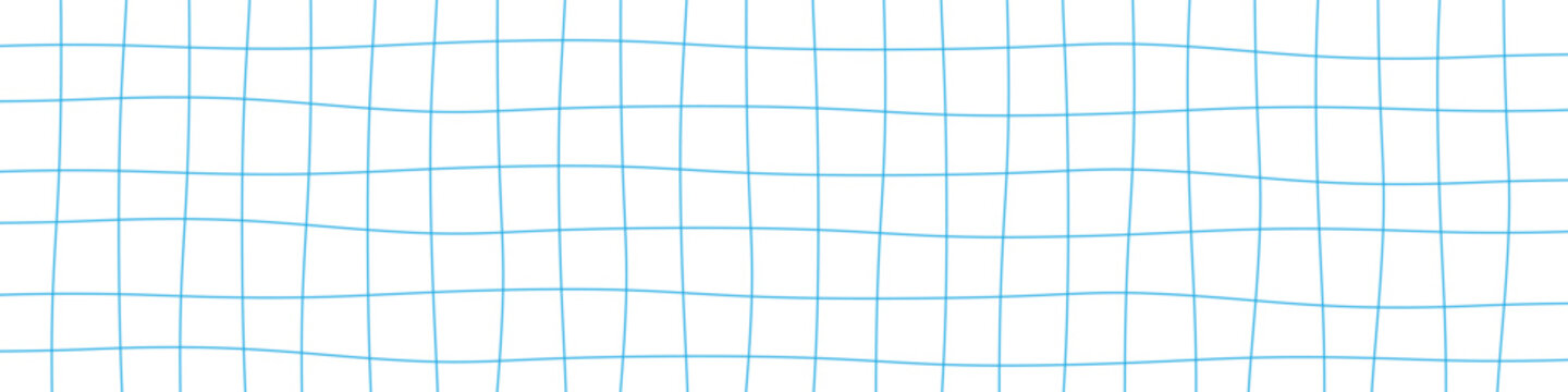 Hand-drawn blue graph paper grid with an irregular notebook pattern for creative backgrounds. Minimal sketch style creates a subtle educational texture. Perfect for stationery, planners, worksheets, 
