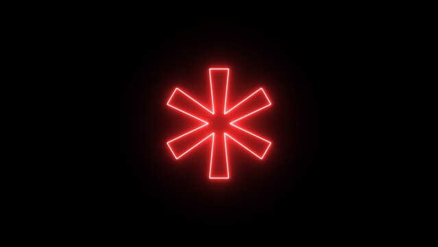 Red asterisk logo used by the Red Hot Chili Peppers.