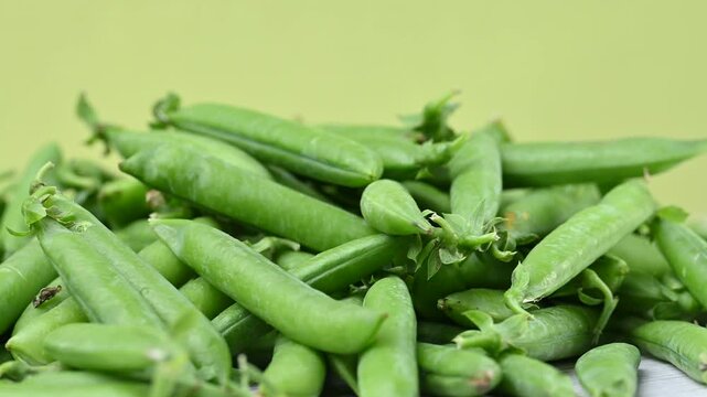 video of young green peas
