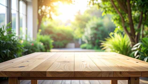 Sunlit Garden Table