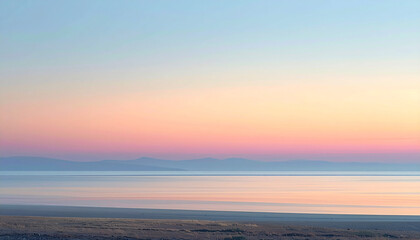 Fototapeta premium Pastel Ocean Horizon