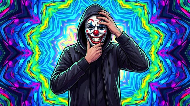 Hidden Clown Identity Concept Art