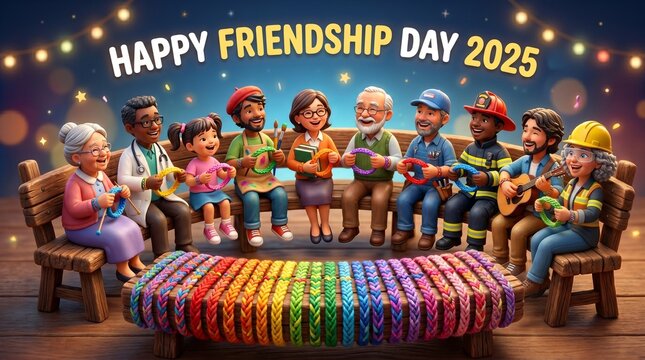 International friendship day 2025 diverse group celebrating bonds of friendship